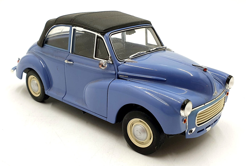 Minichamps 1/18 Scale Diecast DC23426C - Morris Minor Saloon Convertible Blue