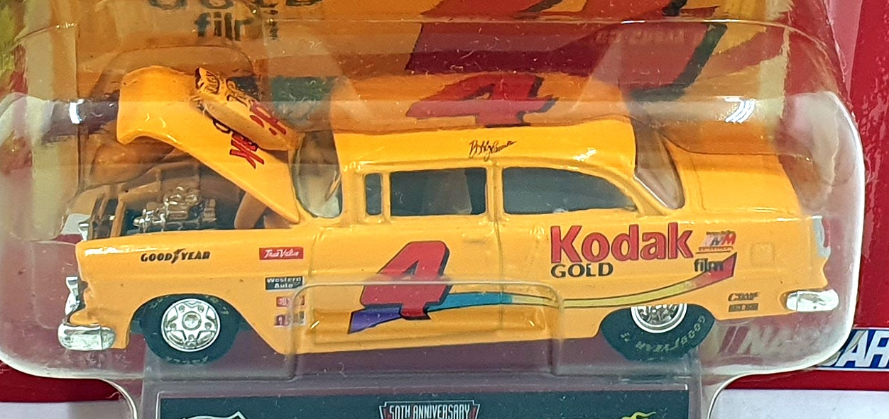 Racing Champions Stock Rods 3.25" 6700 #68 - Chevrolet Bel Air Nascar #4 Kodak