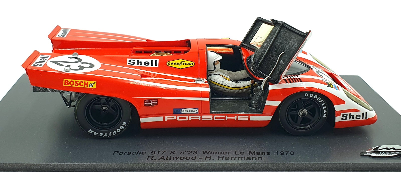 Le Mans Miniatures 1/24 Scale LMS013 - Porsche 917 K #23 Le Mans 1970 Red