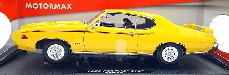 Motor Max 1/18 Scale Diecast 73133 - 1969 Pontiac GTO Judge - Yellow