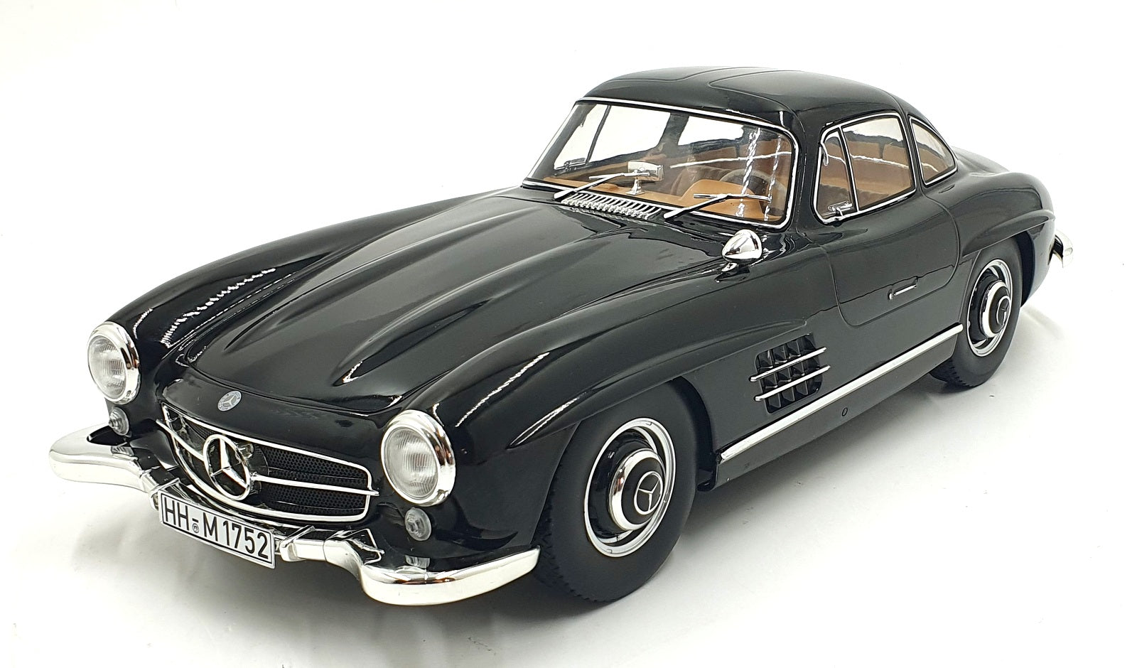 Norev 1/12 Scale Diecast Model 123851 - 1954 Mercedes 300 SL Exclusive - Black