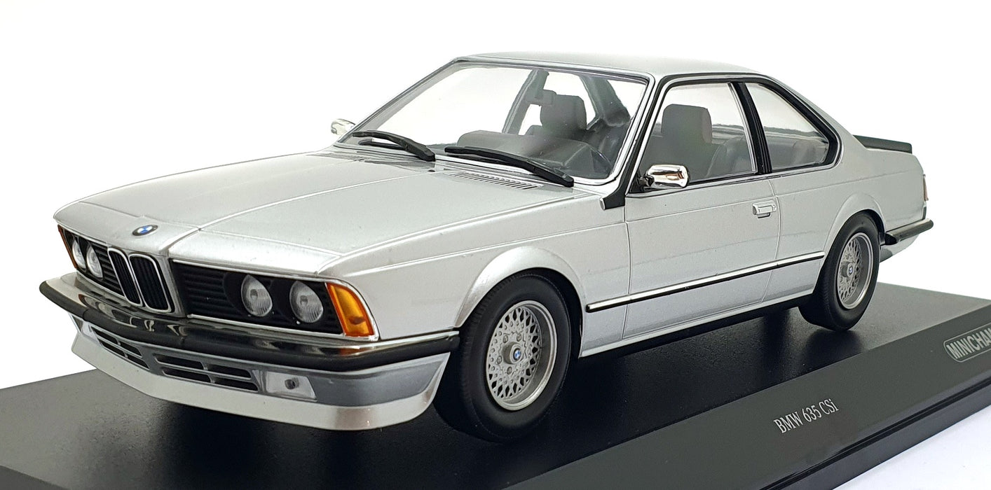 Minichamps 1/18 Scale Diecast 155 028107 - 1982 BMW 635 CSi - Silver