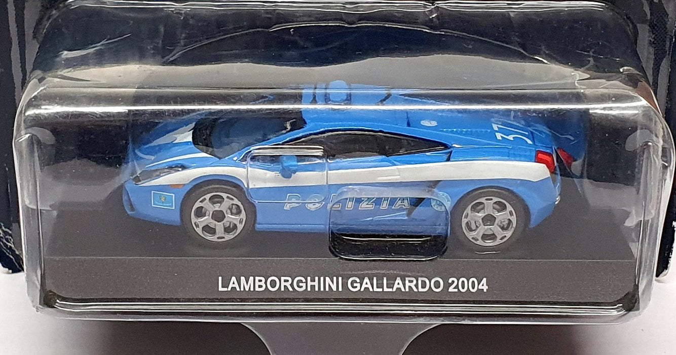 DeAgostini 1/43 Scale PZ09B - 2004 Lamborghini Gallardo Police Car - Blue/White