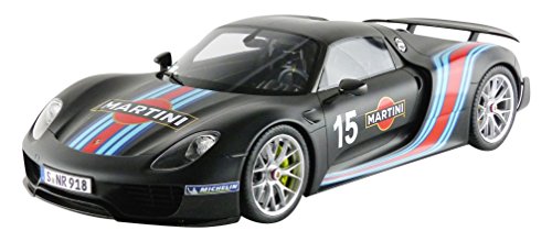 GT Spirit 1/12 Scale Resin - ZM084 Porsche 918 Spyder Martini Matt Black