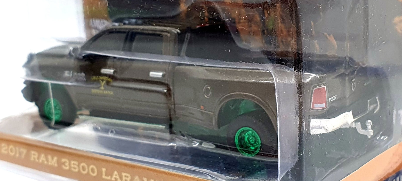 Greenlight 1/64 Scale 44980-F - 2017 RAM 3500 Laramie Dually Yellowstone Chase