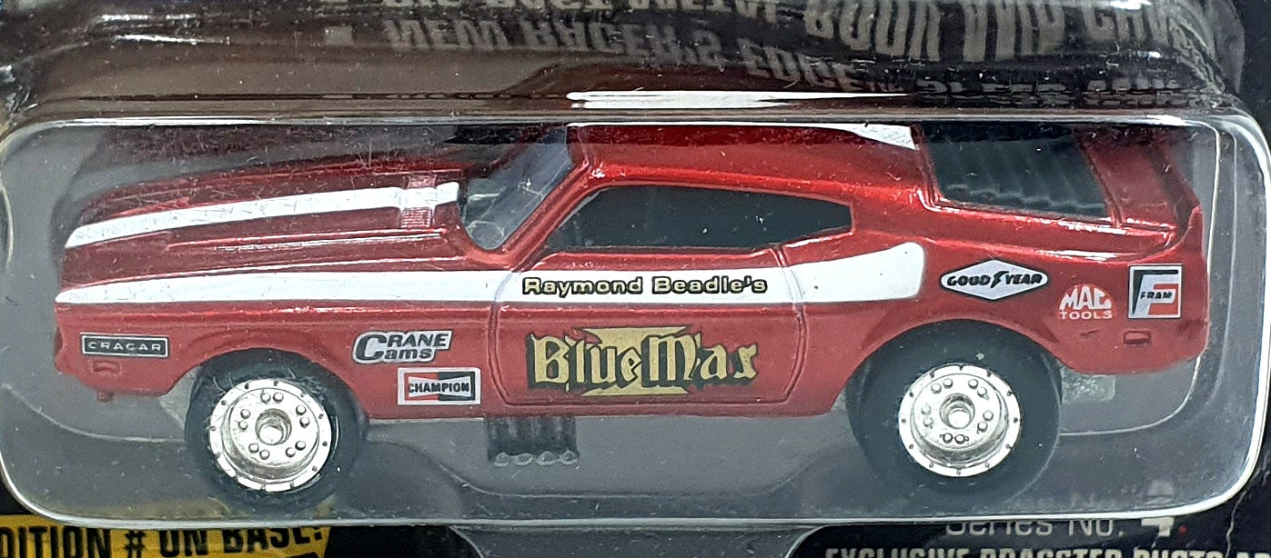 Johnny Lightning 1/64 Scale 320-140 Dragsters USA 1971 Blue Max - Beadle