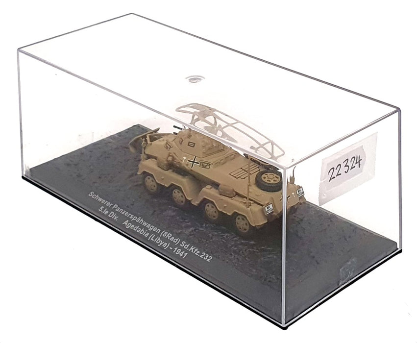 Altaya 1/72 Scale 22324 - Schwerer Panzerspahwagen Sd.Kfz.232 - Libya 1941