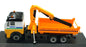 Cararama 1/60 Scale 100005B - Mercedes-Benz Construction Truck with Hook Orange
