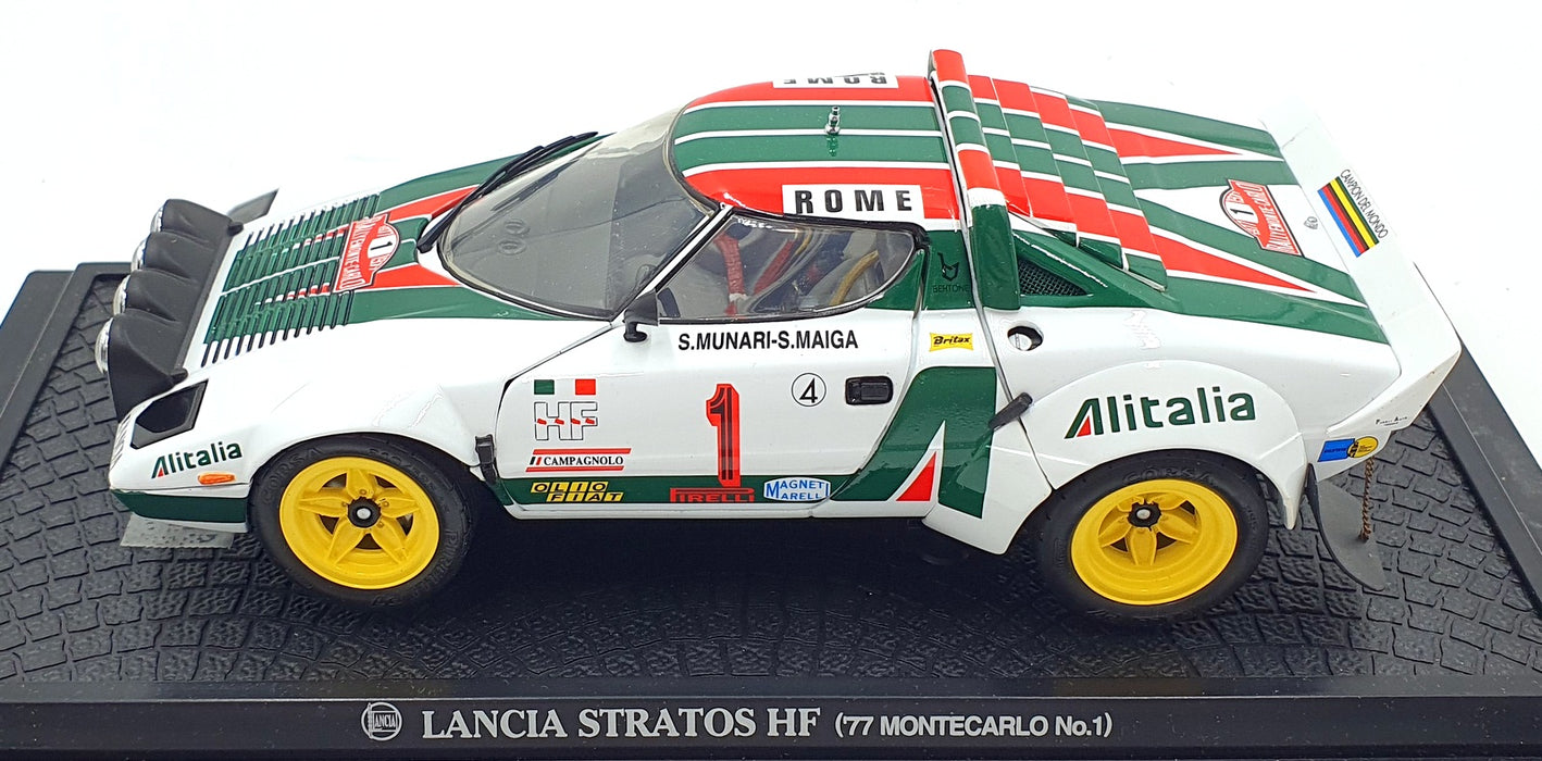 Kyosho 1/18 Scale 08132A - Lancia Stratos HF Rally 1977 Monte Carlo