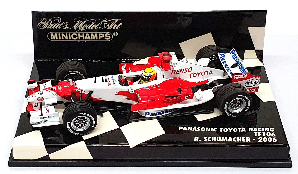 Minichamps 1/43 Scale 400 060007 Panasonic Toyota Racing TF106 R. Schumacher '06