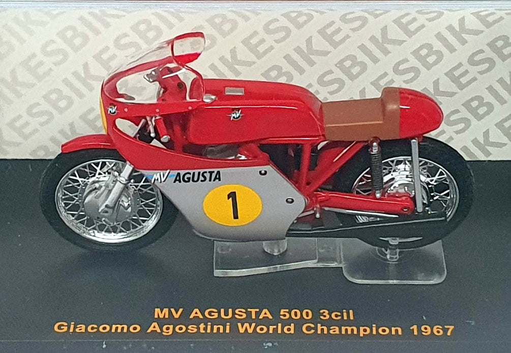 Ixo 1/24 Scale CLB006 - MV Agusta 500 3cil World Champion 1967 #1 Agostini