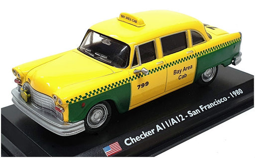 Leo Models 1/43 Scale LEO4 - Checker A11/A12 Taxi Cab San Francisco 1980