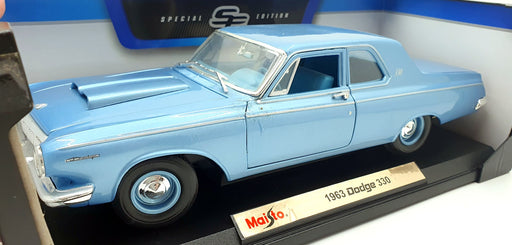 Maisto 1/18 Scale 46629 - 1963 Dodge 330 - Blue