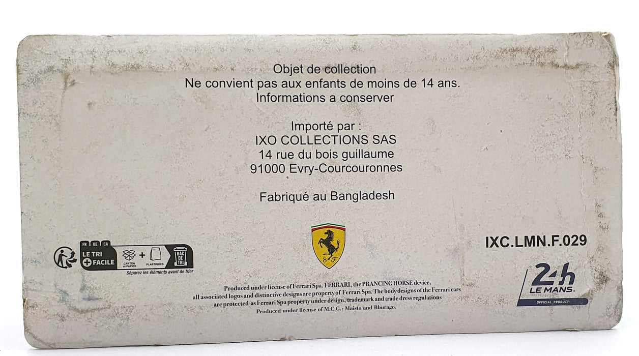 Altaya 1/43 Scale IXC.LMN.F.029 - Ferrari 250 P #21 LM 1963 - Bandini/Scarfiotti