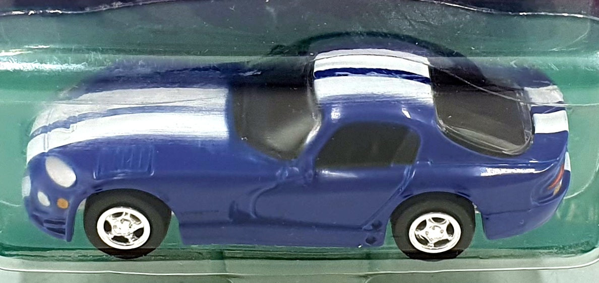 Johnny Lightning 1/64 Scale 404-05 Classic Gold 1996 Dodge Viper GTS Blue/White