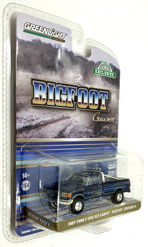 Greenlight 1/64 Scale 30433 - 1987 Ford F-250 XLT Lariat - Bigfoot Cruiser #1
