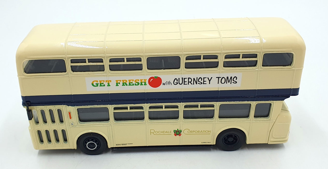 Corgi 1/50 Scale 97828 - Daimler Fleetline Bus Rochdale Corporation - Off White