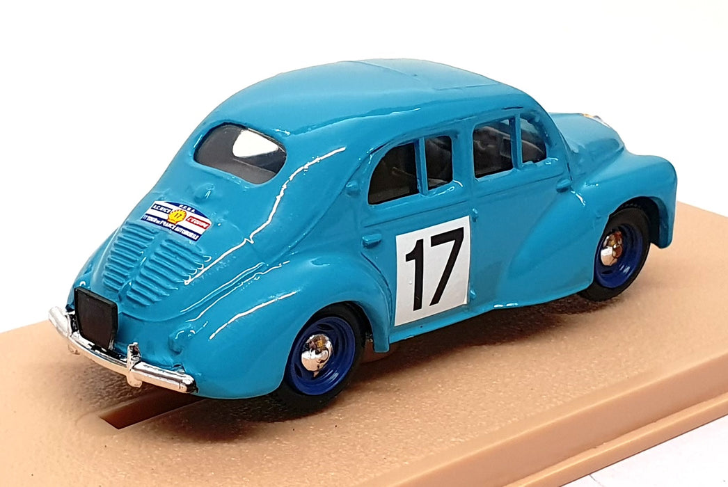 Eligor 1/43 Scale 1107 - Renault 4 CV #17 Tour De France 1954 - Lt. Blue