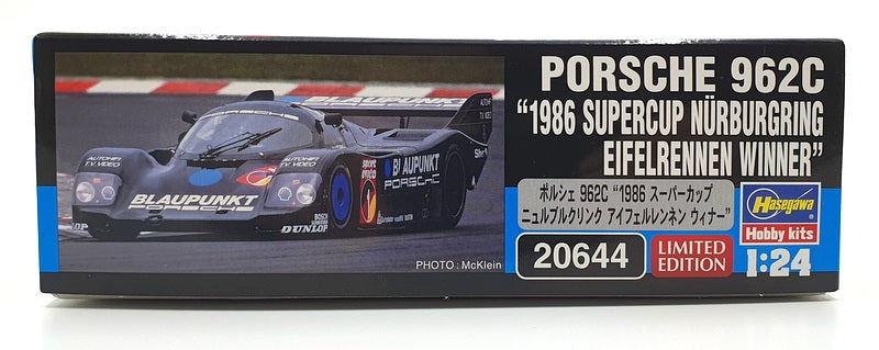 Hasegawa Kits 1/24 Scale 20644 - Porsche 962C "1986 Supercar Nurburgring 1st"