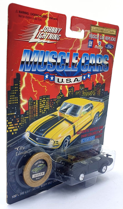 Johnny Lightning 1/64 Scale 200-170 - Muscle Cars 1969 Oldsmobile 442 - Black