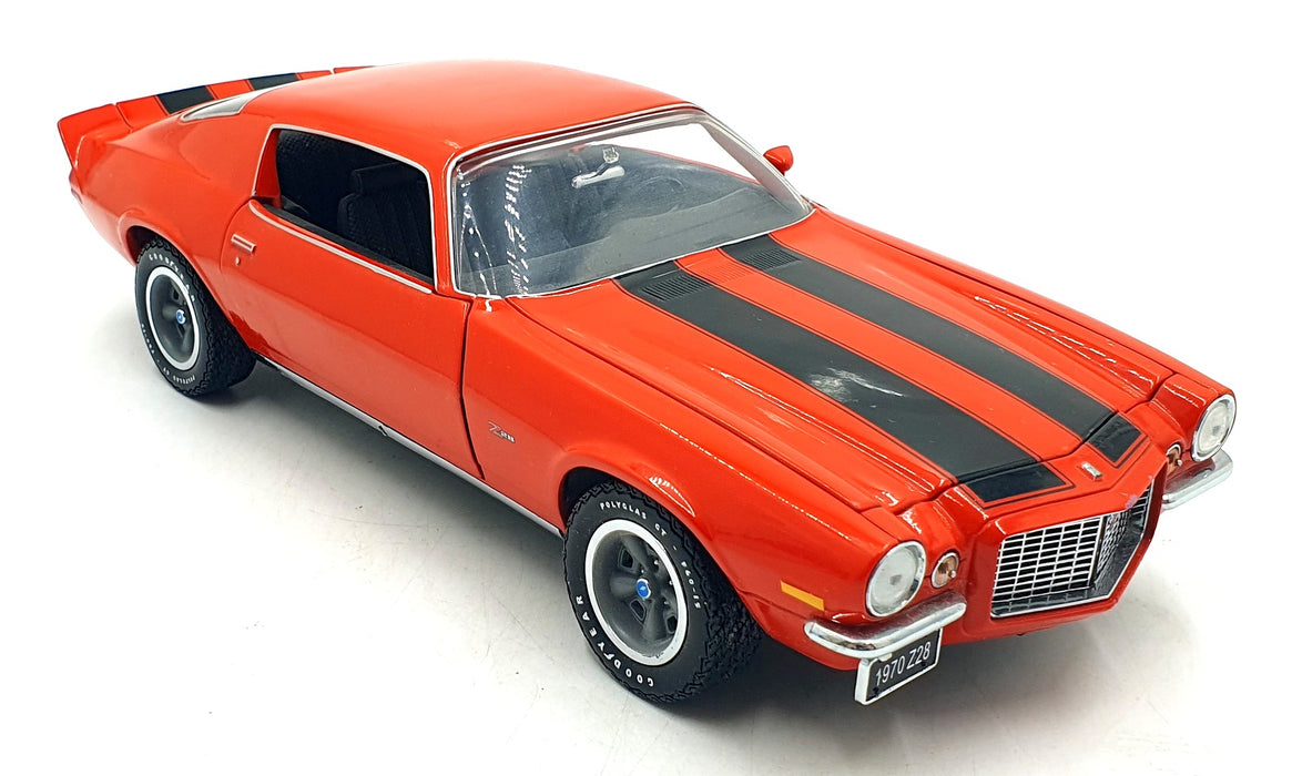 Franklin Mint 1/18 Scale Diecast DC18626N - 1970 Chevrolet Camaro Z/28 Orange 