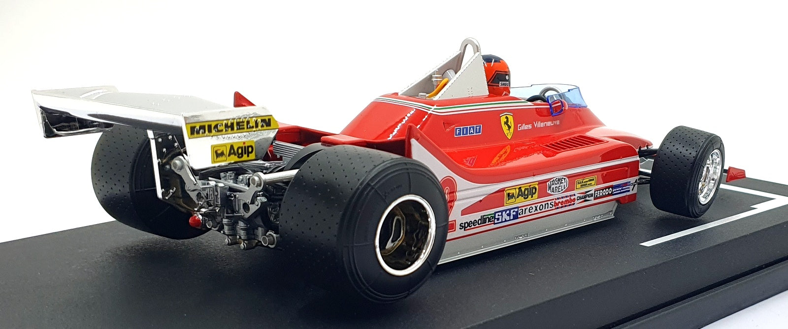 Burago 1/18 Scale Diecast 18-16814 Ferrari 312 T4 #12 Monaco GP 1979 Villeneuve