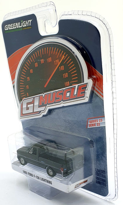 Greenlight 1/64 Scale 13270-F - 1993 Ford F-150 Lightning - Black
