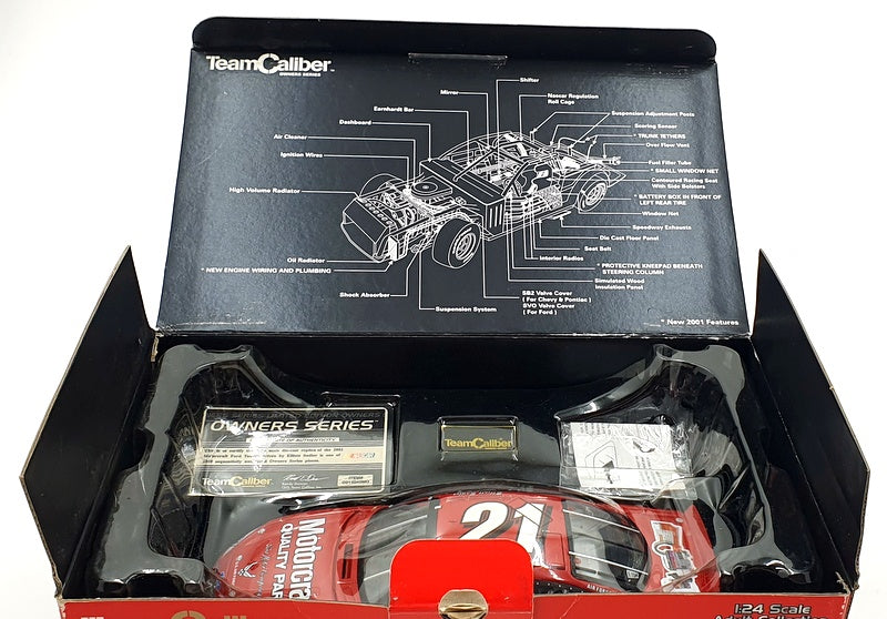 Team Caliber 1/24 Scale O212045MO - Ford Taurus Nascar #21 Motorcraft - Sadler