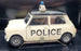 Solido 1/16 Scale Diecast 7190-4 - Mini Cooper Police - Cream/Black