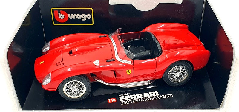 Burago 1/18 Scale Diecast 3007 - 1957 Ferrari 250 Testa Rossa - Red