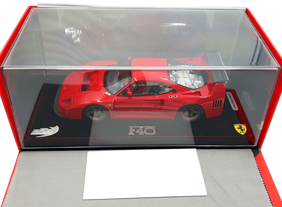 BBR 1/18 Scale Resin P18139AV - Ferrari F40 LM Press Version 1990 - Red