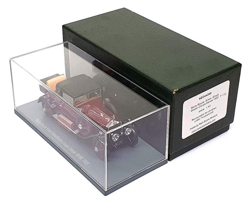NEO 1/43 Scale NEO44240 - 1920 Rolls Royce Silver Ghost Doctor Coupe Dansk