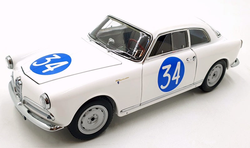 Kyosho 1/18 Scale Diecast 08957C Alfa Romeo Giulietta SV 1960 Targa Florio #34