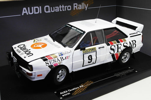 Sun Star 1/18 Scale 4230 - Audi Quattro A2 1000 Lakes Rally 1983 #9
