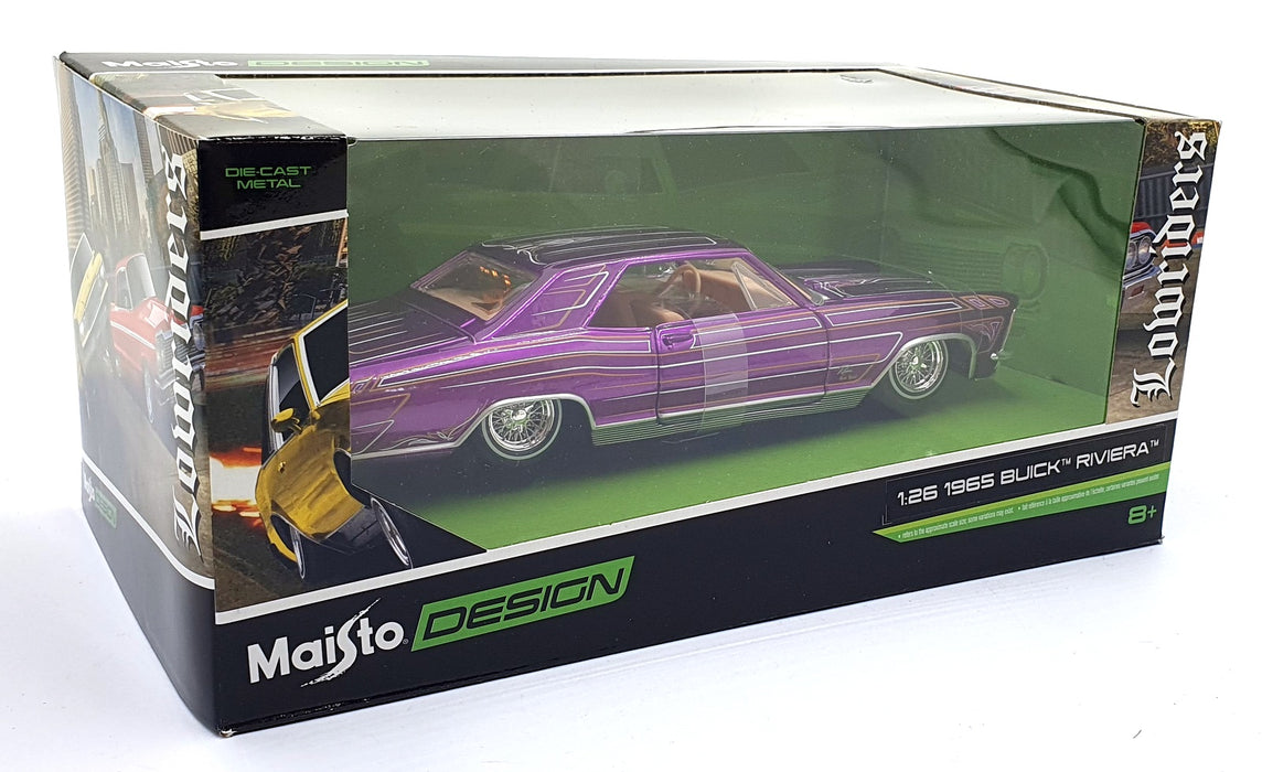 Maisto 1/26 Scale Diecast 32551 - 1965 Buick Riviera - Met. Purple