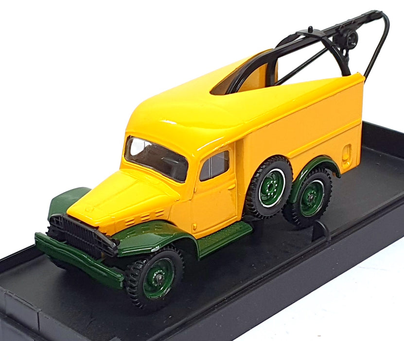 Solido 1/43 Scale 4556 - 1960 Dodge Depanneuse Tow Truck Yacco - Yellow/Green