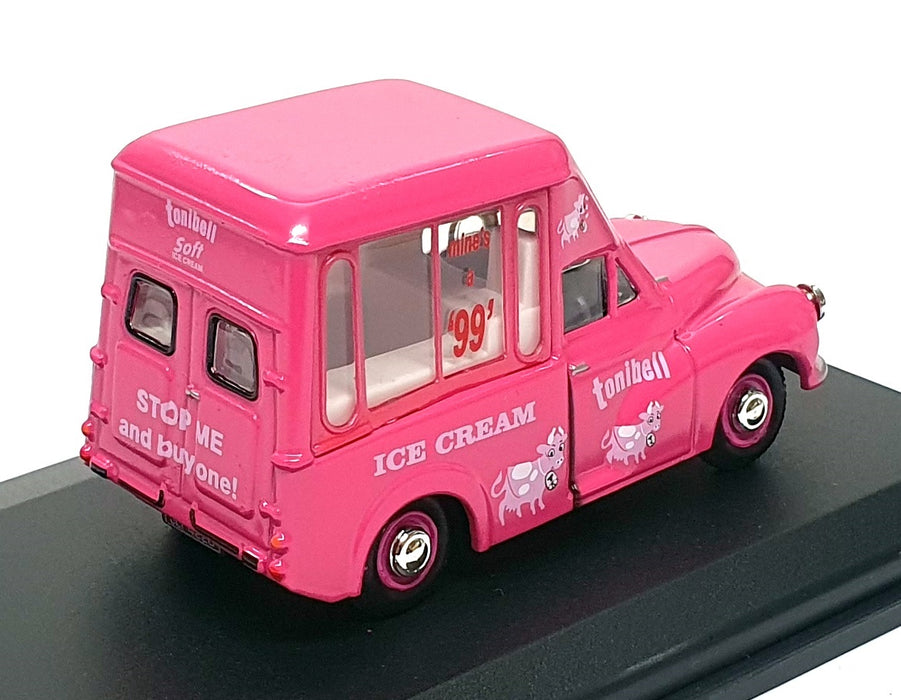 Oxford Diecast 1/43 Scale MM043 - Morris Minor Tonibell Pink Ice-Cream Van