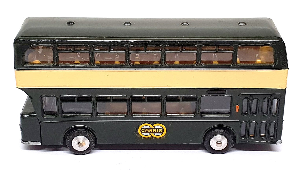 Metosul 12cm Long 23 - Leyland Atlantean Autocarro 2 Pisos Bus - Dk. Green/Beige