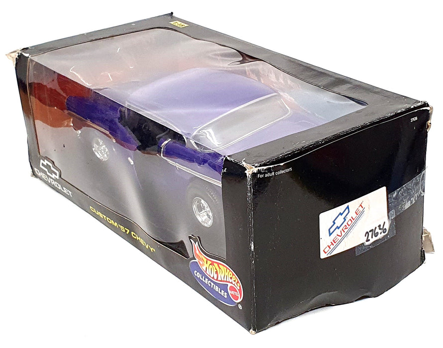 Hot Wheels 1/18 Scale Diecast 27636 - Custom '57 Chevy - Purple
