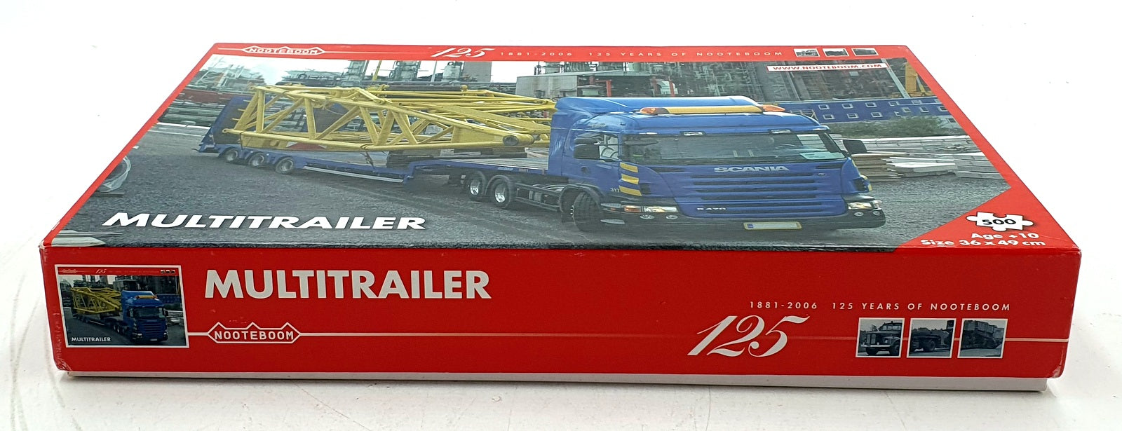 Nooteboom 36x49cm 500 Piece Puzzle 125 Years Celebration - Truck/Load