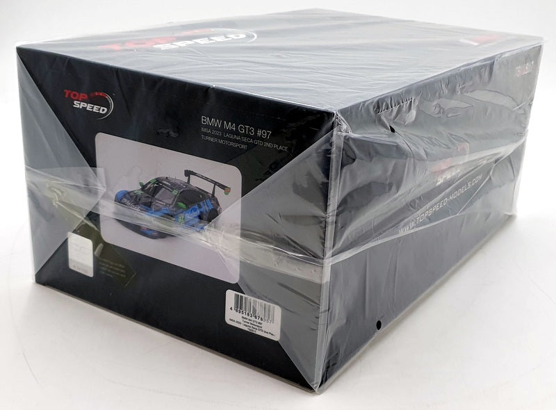 Top Speed 1/18 Scale Resin TS0517 - BMW M4 GT3 #97 IMSA 2023 Laguna Seca