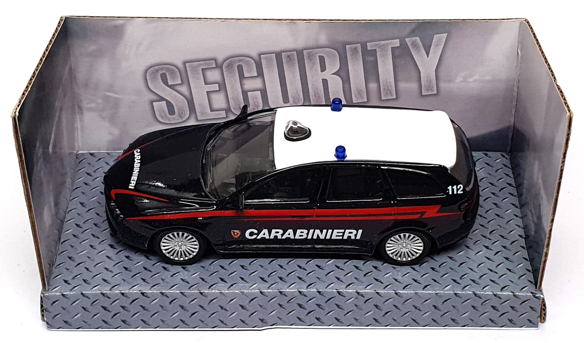 Mondo Motors 1/43 Scale MM07G - Alfa Romeo Carabinieri Police - Black White