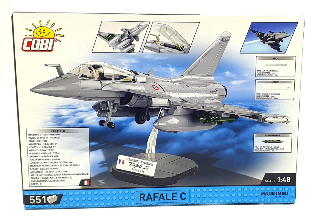 Cobi Bricks 1/48 Scale 5901 - Rafale C Aircraft - France