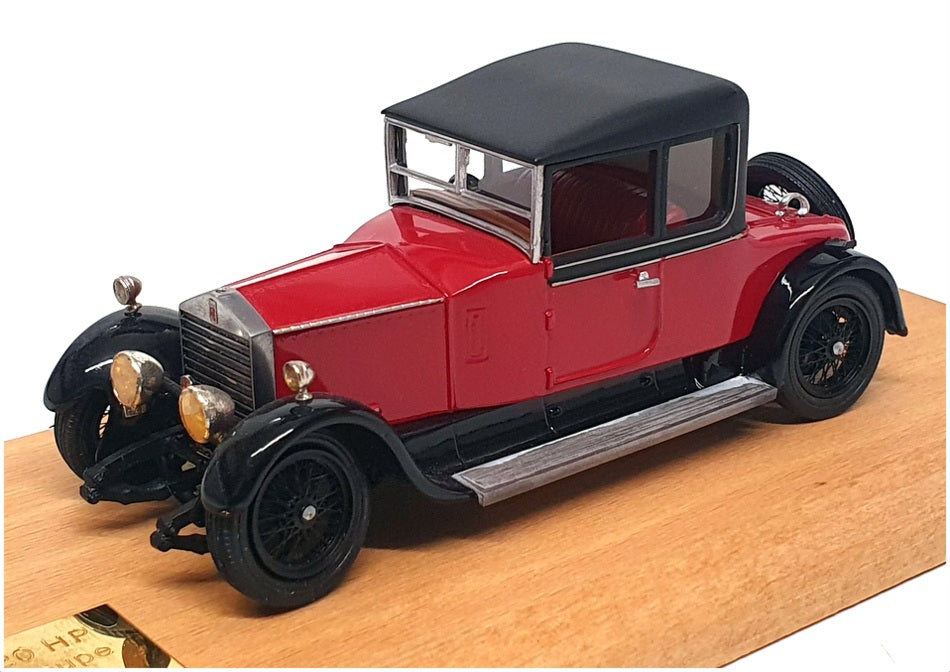 Top Marques 1/43 Scale GS10 - 1926 Rolls Royce 20hp 3/4 DHC - Maroon/Black