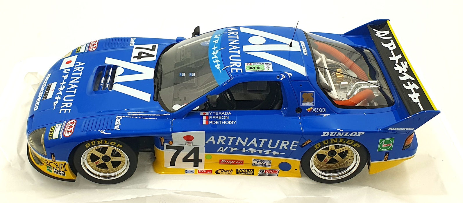 Top Speed 1/18 Scale Resin TS0360 Mazda RX-7 #74 Arnature 1994 Le Mans
