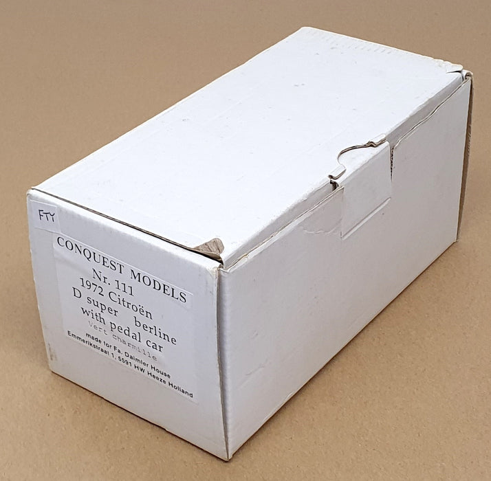 Conquest 1/43 Scale Nr. 111 - 1972 Citroen D Super Berline With Pedal Car