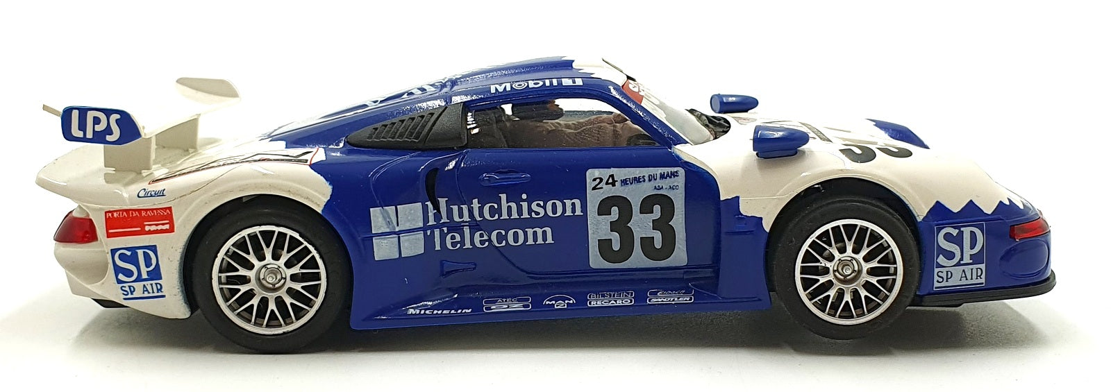 Ninco 1/32 Scale Slot Car 50187 - Porsche 911 GT3 #33 Supercup (Plata)
