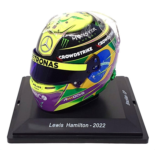 Spark 1/5 Scale 5HF085 - F1 Bell Helmet AMG Lewis Hamilton Brazilian GP 2022