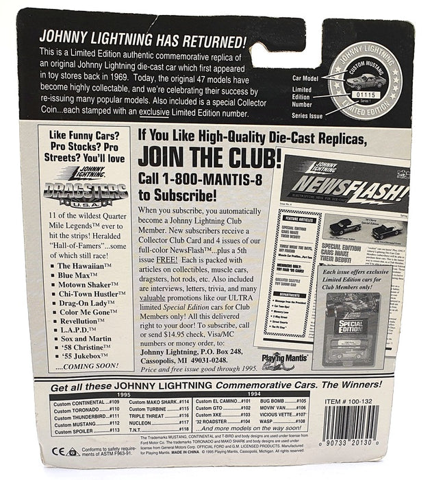 Johnny Lightning 1/64 Scale 100-132 - The Challengers TNT - Lt. Blue