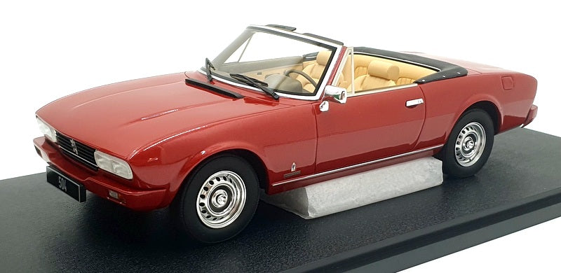 Cult Scale Models 1:18 Peugeot 504 Cabriolet Année de construction 1983 rouge CML192-1 modèle